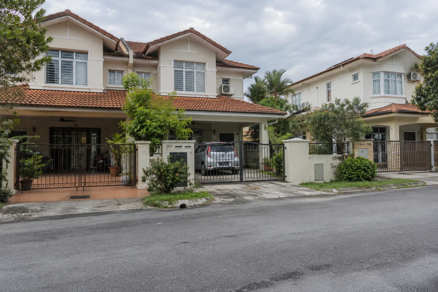 Illustrative Malaysian neighbourhood with landed homes